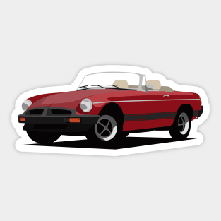 MGB Roadster Sticker
